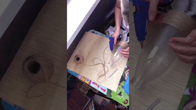 Креативная ваза из бутылки из под сока своими руками смотреть онлайн