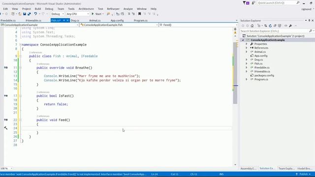 Tutorial 29 - Abstract classes vs Interfaces смотреть онлайн
