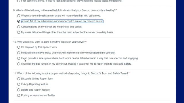 Discord Moderator Academy Exam | All Correct Answers смотреть онлайн