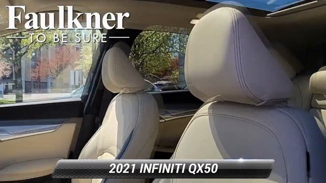Certified 2021 INFINITI QX50 ESSENTIAL, Willow Grove, PA MF113334 смотреть онлайн