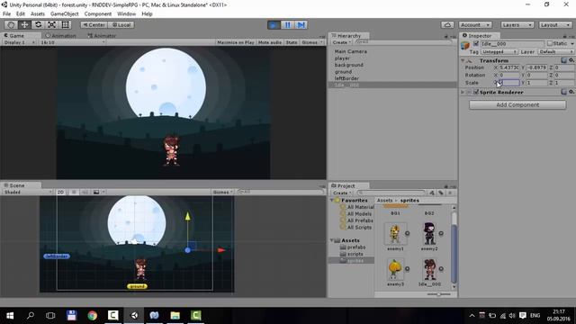 Делаем простую RPG в Unity 5 | #05 смотреть онлайн