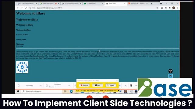 How To Implement Client Side Technologies ? смотреть онлайн