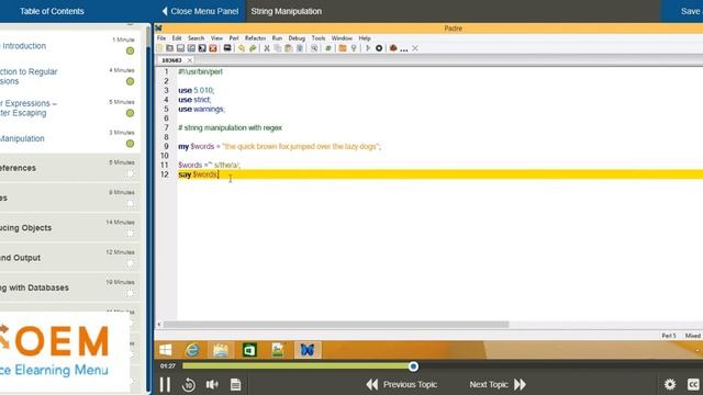 Perl Programming Essentials Training смотреть онлайн