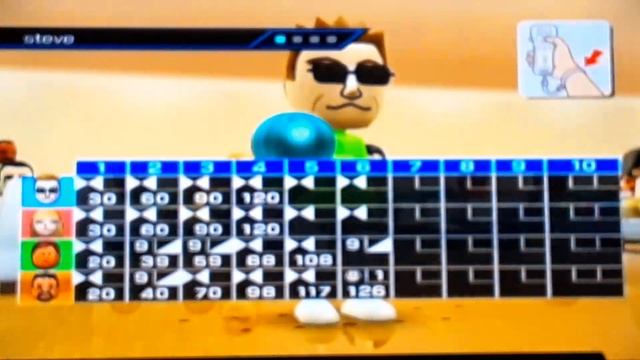 Wii Sports - Bowling (4 players: 1 perfect game!) смотреть онлайн