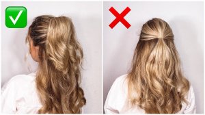 ЛАЙФХАК ДЛЯ ДЕВУШЕК: ОБЪЁМНАЯ ПРИЧЕСКА НА РАСПУЩЕННЫХ ВОЛОСАХ ⚡️ VOLUME HAIRSTYLE HACK