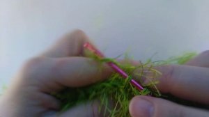 Как вязать из травки