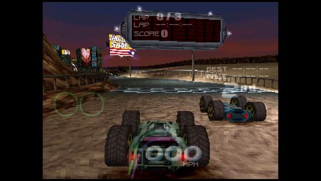 Rollcage Stage II (PS1) - 2 Races Game Play смотреть онлайн