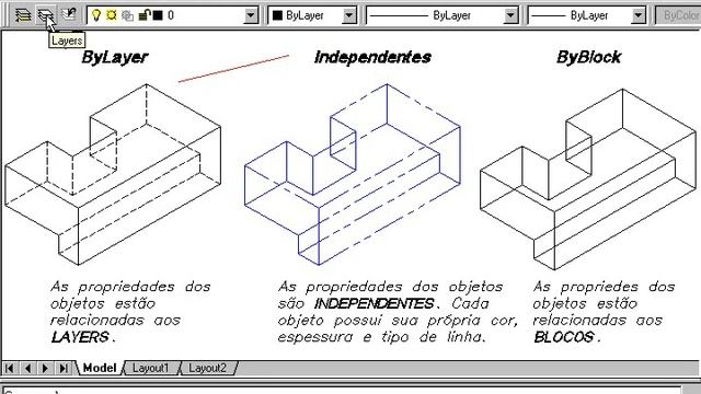 115 AutoCad 2002 Cor Espessura e Tipo de Linha смотреть онлайн