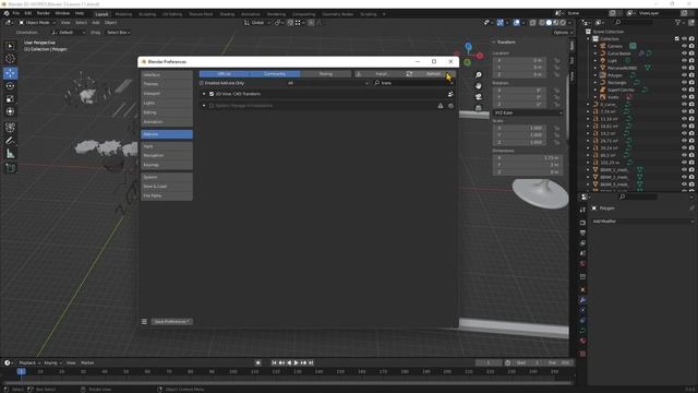 BLENDER Videocourse - 11 - NURBS and Curves Modelling, Import DXF CAD 2D, 3D, Revit, Sketchup, C4D смотреть онлайн