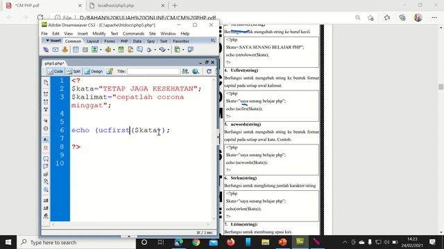 VIDEO BELAJAR PHP 5 FUNGSI PADA PHP смотреть онлайн