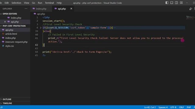 Preventing CSRF Cross Site Request Forgery Attack in PHP Tutorial DEMO смотреть онлайн