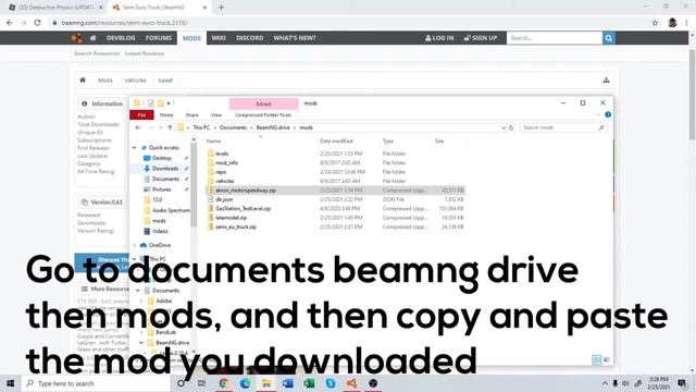 Quick Tutorial Series/QTS: How to install private mods on beamng.drive смотреть онлайн