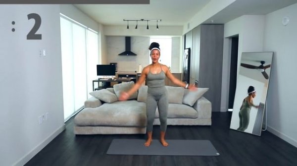 GrowwithjoRussia - 3 MILE Fat Burning Indoor Walk (Burn up to 500 calories!!)