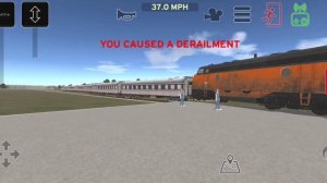 не удачно заехал на станцию Train and rail yard simulator