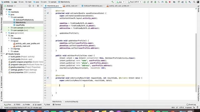 안드로이드 앱 개발 - 액티비티 전환 (기본 타입 이외에도 Parcelable, Json 사용하여 객체 전달하기) смотреть онлайн