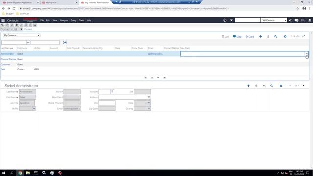 Siebel 20/21 Migration Application - Integration Workspaces Full Migration смотреть онлайн