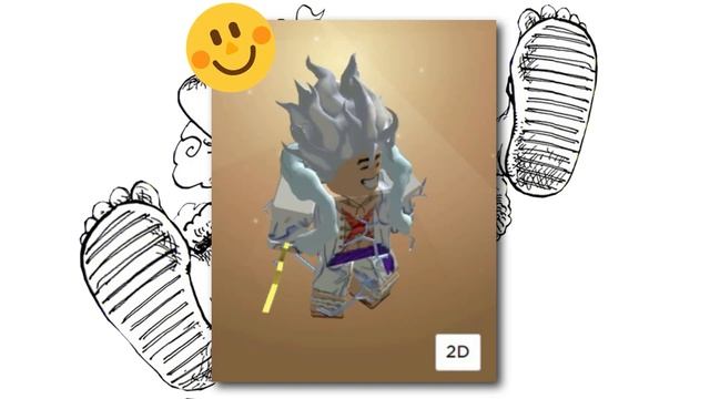 ROBLOX AVATAR: Luffy Gear 5(Nika) | How to make it смотреть онлайн