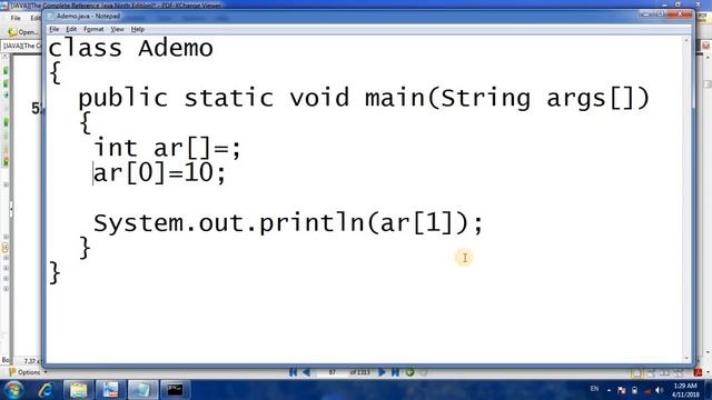 06 / Array in java (One Dimensional Array and Multidimensional Array in java) in hindi смотреть онлайн