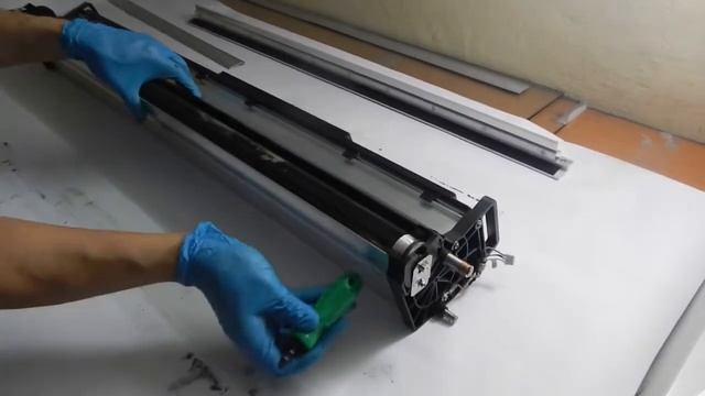 Repair For XEROX 6204-6705 Checking And Cleaning The Magnetic Roll Part 1