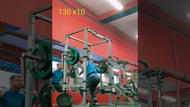 Приседания 100кг,120кг,130кг,140кг Не глубокий присед смотреть онлайн