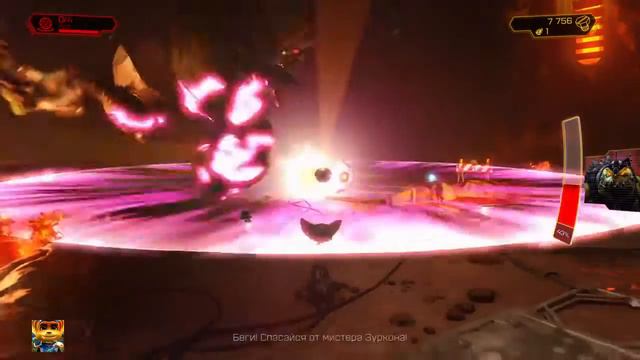 First boss in Ratchet & Clank (2016) PS4 смотреть онлайн
