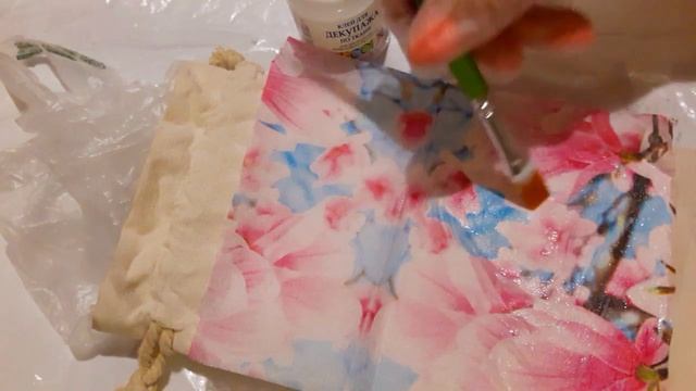 Декупаж Зимних Сапожек + Декупаж Мешочка для воды MY BOTTLE смотреть онлайн