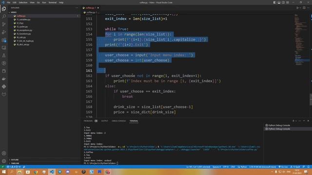 Python c нуля. Приложение "Кофемашина" смотреть онлайн