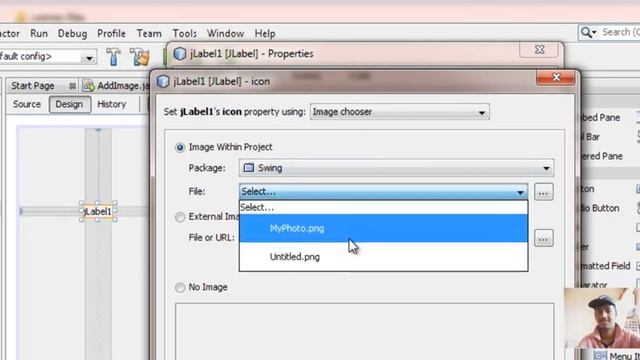 Java Swing Tutorial 24 - How to add Image in Netbeans Java - Part 2 смотреть онлайн