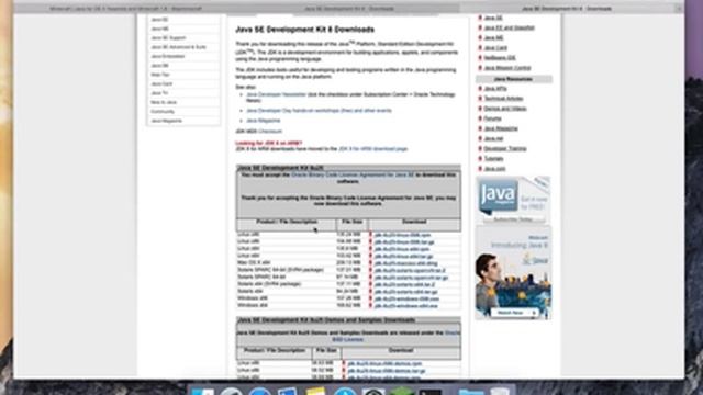 Minecraft | Java 8 on OS X Yosemite and Minecraft 1.8 смотреть онлайн