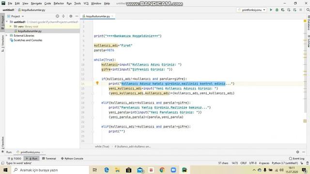 #python#programming Python-Koşullu Durumlar(İf,Elif,Else) смотреть онлайн