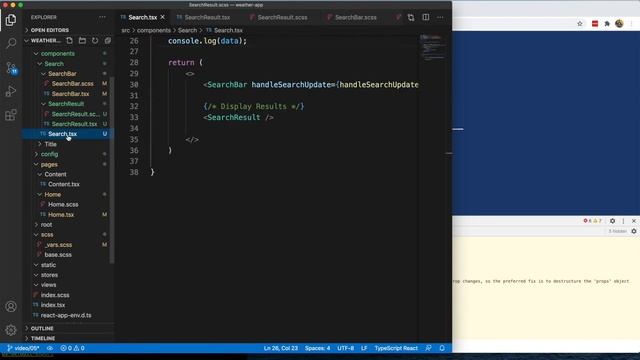 Make an App with React JS / JavaScript 05: API Results, Conditionals, and CSS смотреть онлайн
