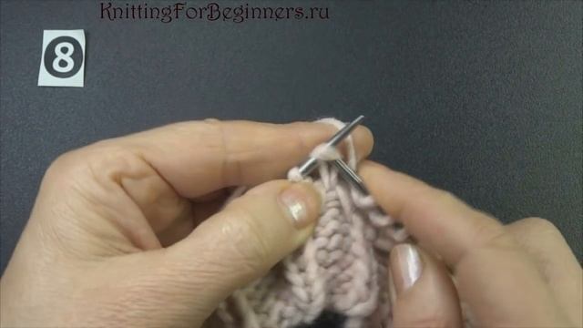 МК НОВАЯ ШАПКА С ЭФФЕКТНЫМ УЗОРОМ ЗА ОДИН ВЕЧЕР Как связать шапку спицами Вязание спицами смотреть онлайн