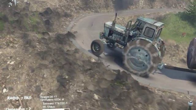 Spintires Подъем бочки с топливом смотреть онлайн