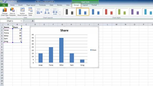 How to Change Excel 2010 x Axis Label смотреть онлайн