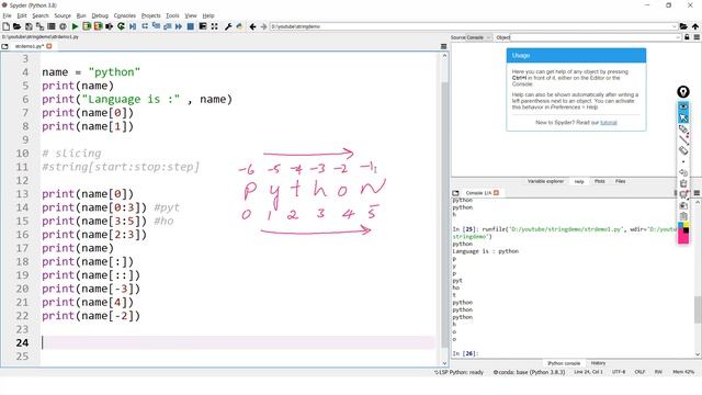 Python Strings and String slicing | Practical Python Tutorial [Basics to Advanced]|Giridhar Sripath смотреть онлайн