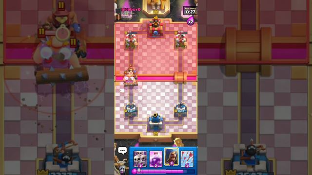 Потная рейтинговая игра. Clash Royale. смотреть онлайн