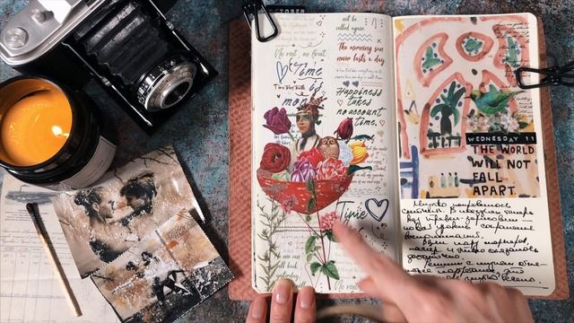 АСМР Украшение Личного Дневника // Журналинг // Journal With Me ASMR