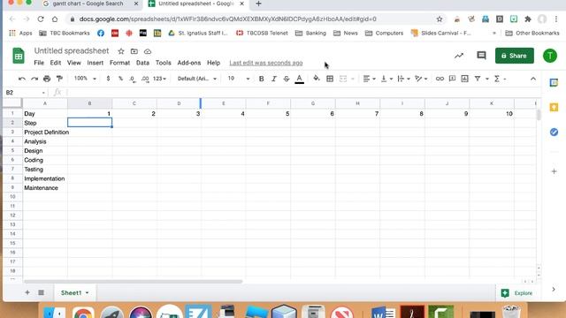 How to make a Gantt Chart in Google Sheets - The Easy Way! смотреть онлайн
