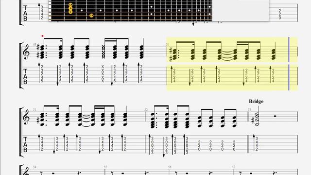 Calling The Wherever You Will Go GUITAR 1 TAB смотреть онлайн