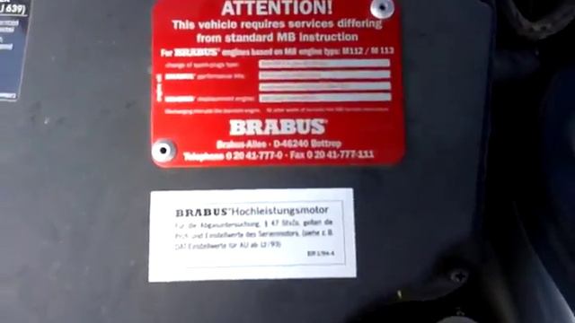 BRABUS B9 3.2L M112 W210