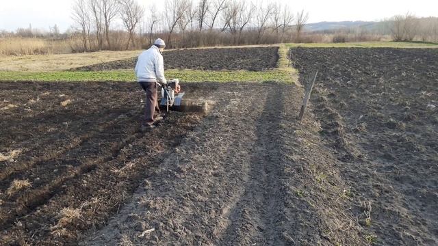 Боронование огорода мотоблок смотреть онлайн