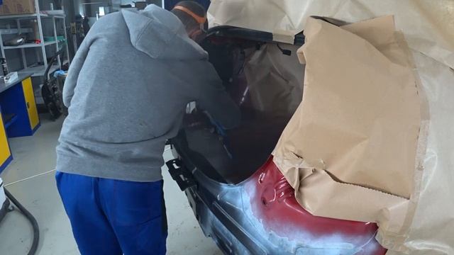 Подготовка к покраске, антикор днища, покраска авто смотреть онлайн