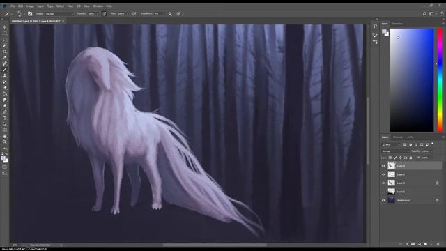 Watcher | Speedpaint | Photoshop CC смотреть онлайн