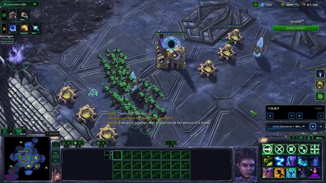 Starcraft II: Temple of Rebirth [Offense-Defense] смотреть онлайн