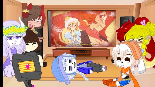 Реакция на «Рыбанутая любовь» (отрывок) | Undertale | смотреть онлайн