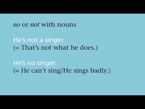 no, not and double negatives – Mode preview – Module 10 Nega смотреть онлайн