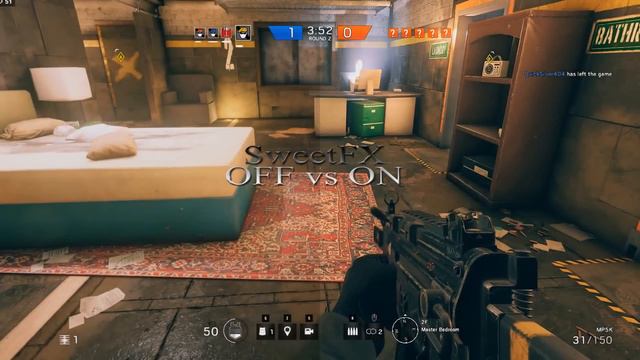 Rainbow Six Siege - SweetFX mod - gameplay PC [graphics mod] Windows 10 смотреть онлайн