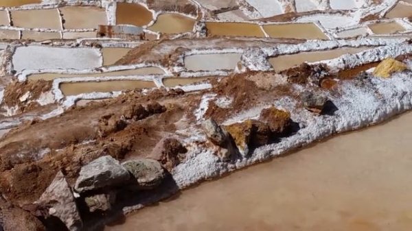 Salineras (Salt Ponds) at Maras in the Sacred Valley / Cusco Peru