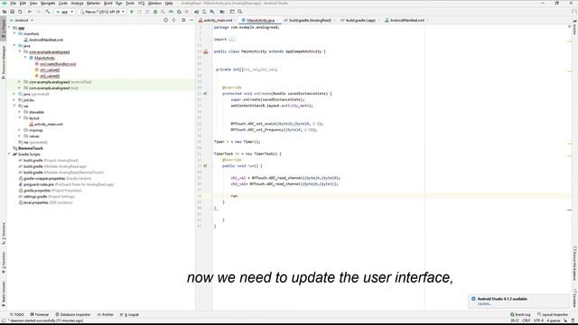 How do we use runOnUiThread and scheduleAtFixedRate for LtouchGS Android смотреть онлайн