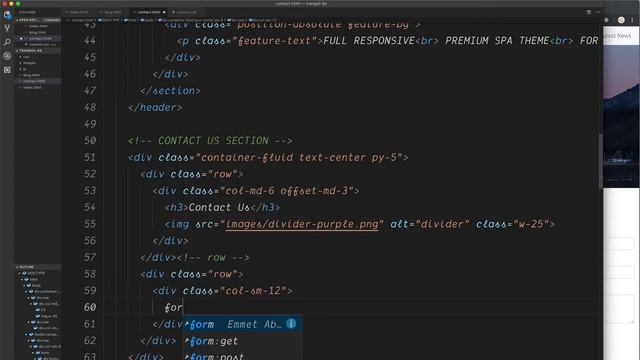 Making Contact us page WordPress Theme Development Academy with Bootstrap v4 смотреть онлайн